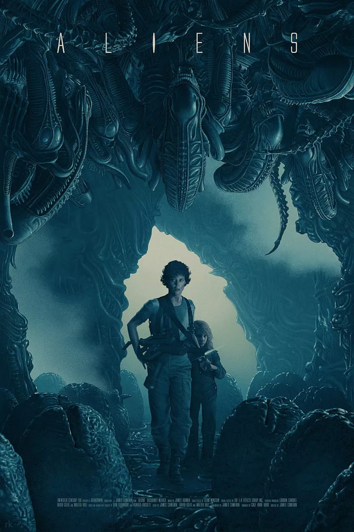 Aliens Movie Marines, aliens movie, h r giger, (movie), sigourney weaver Free HD Wallpaper