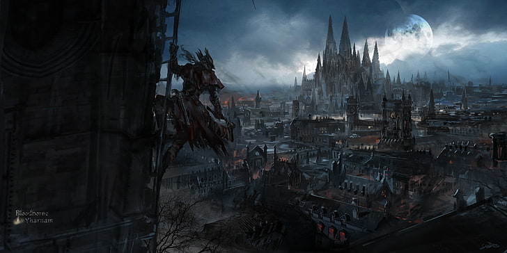 Bloodborne 1920X1200, travel, industry, cityscape, air pollution Free HD Wallpaper