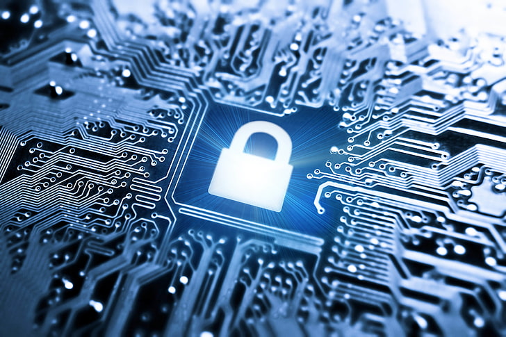 Encryption Hardware, equipment, computer chip, network security, global communications Free HD Wallpaper