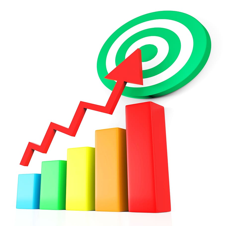 Gross Profit Example, journey, represents, graphic, three dimensional