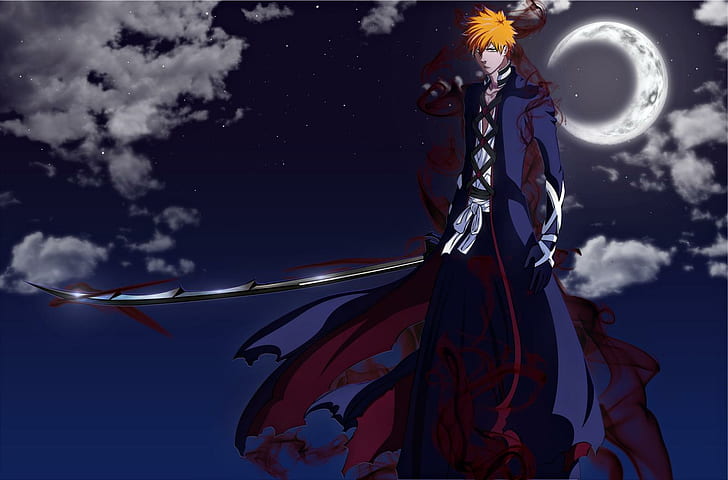 Ichigo Kurosaki, ichigo, kurosaki, shorthair, anime Free HD Wallpaper