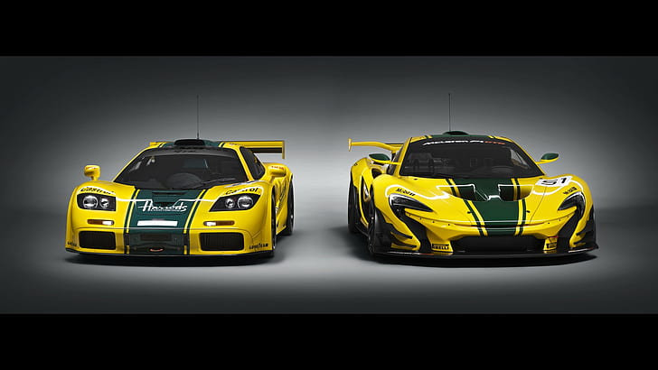 Jaguar XJ220 LM, mclaren p1 gtr, mclaren f1 gtr, car Free HD Wallpaper