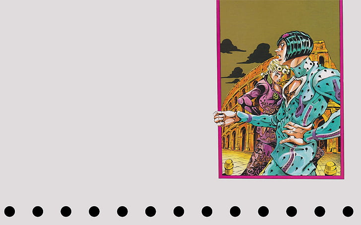 Jojo Bizarre Adventure Season 4, jojos bizarre adventure golden wind, hirohiko araki, giorno giovanna, vento aureo Free HD Wallpaper