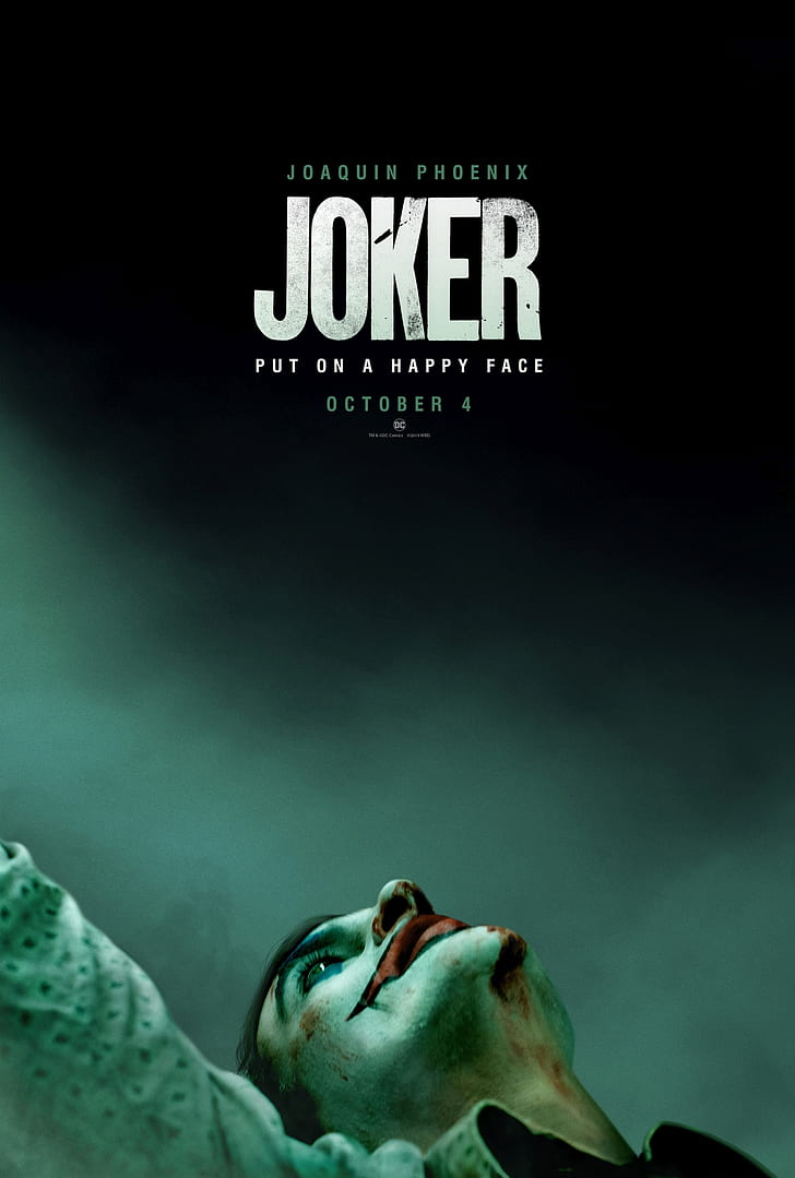 Joker Movie Poster, joaquin phoenix, dc comics, joker, joker 2019 movie