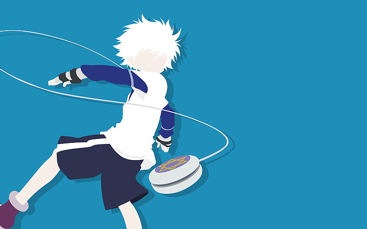 Killua Sasuke, anime, hunter x hunter, killua zoldyck Free HD Wallpaper