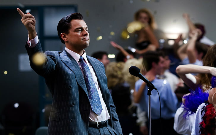 leonardo dicaprio, the wolf of wall street Free HD Wallpaper