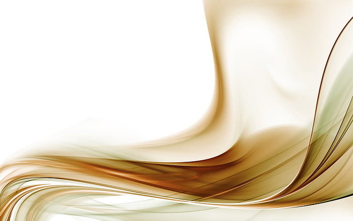 Light Brown Abstract Wave Design, backdrop, silk, motion, shiny