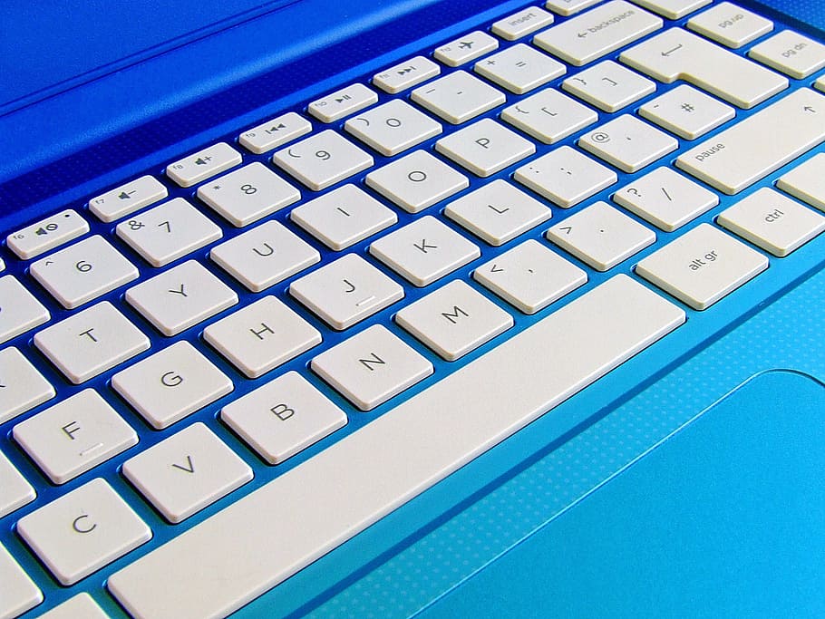 Mac Keyboard, business, computer equipment, windows 10 laptop, closeup Free HD Wallpaper