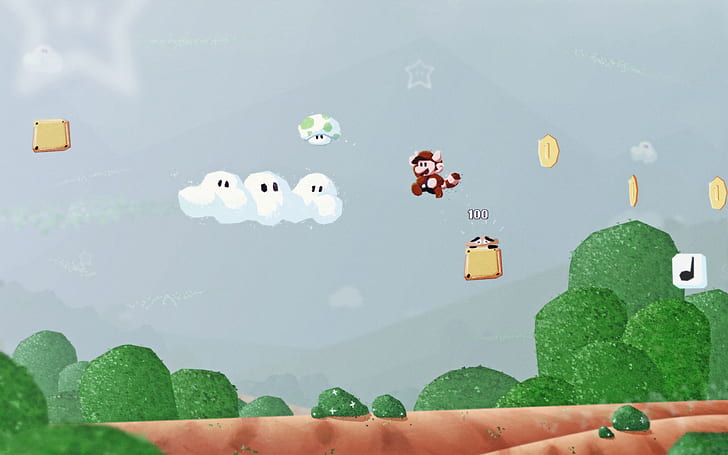 Mario, mario, remakes,, dendy, Free HD Wallpaper