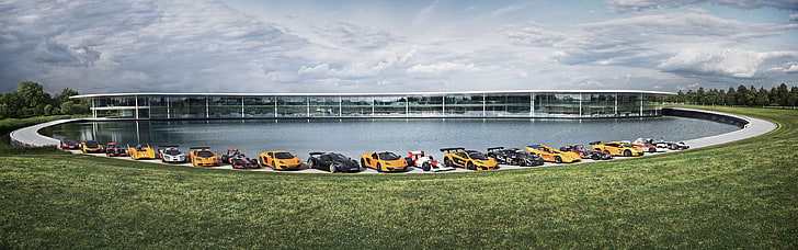 McLaren Facility, plant, people, day, mclaren mp412c Free HD Wallpaper