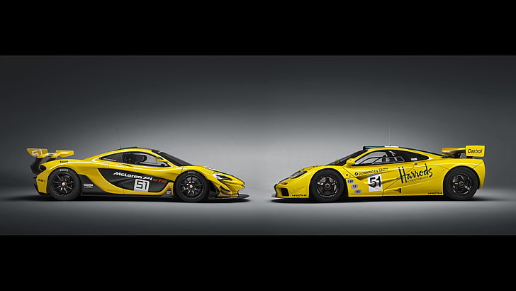 McLaren P1 GTR Interior, competition, mclaren f1 gtr, no people, black background