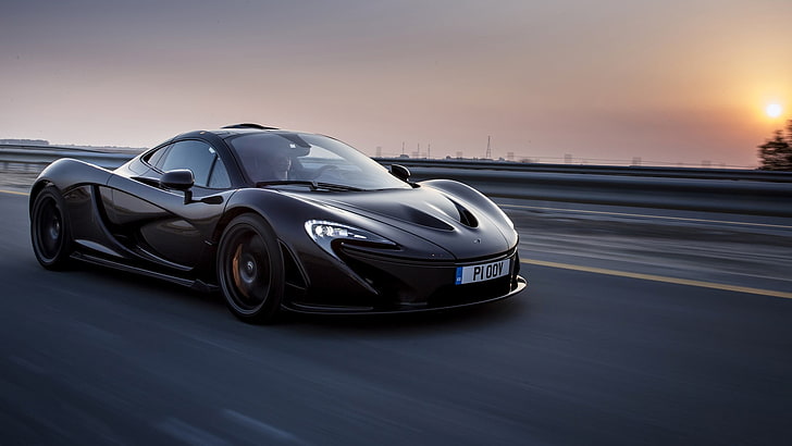 McLaren P1, mclaren p1, auto racing, racecar, sunset Free HD Wallpaper