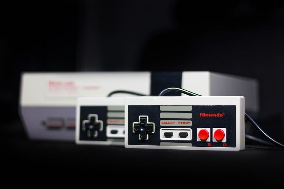 Nintendo Game Consoles List, studio shot, focus on foreground, audio equipment, photography themes Free HD Wallpaper