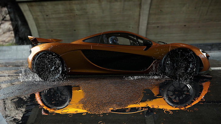 Project Cars 1, mclaren, transportation, water, video games Free HD Wallpaper