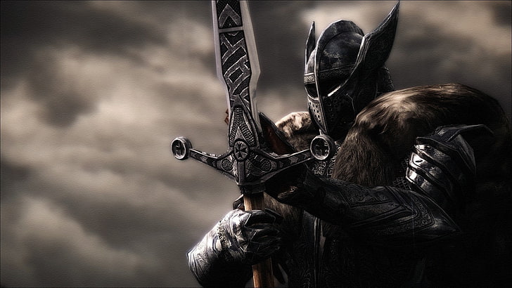 Temple Knight, the elder scrolls v skyrim, disguise, focus on foreground, one person Free HD Wallpaper