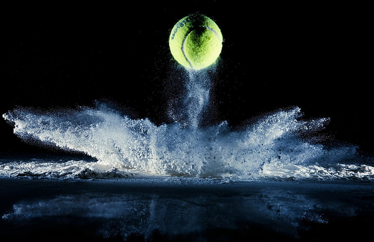 Tennis Ball Template, storm, green color, vitality, abstract backgrounds