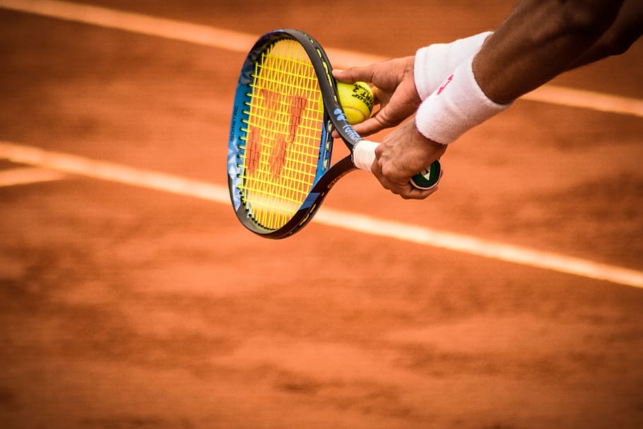 tennis match, game, tennis racket, player Free HD Wallpaper