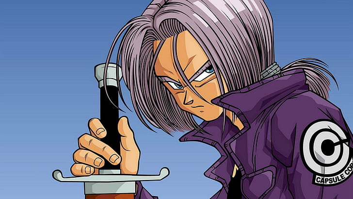 Trunks vs Cell, people, dragon ball z, art, redheads Free HD Wallpaper