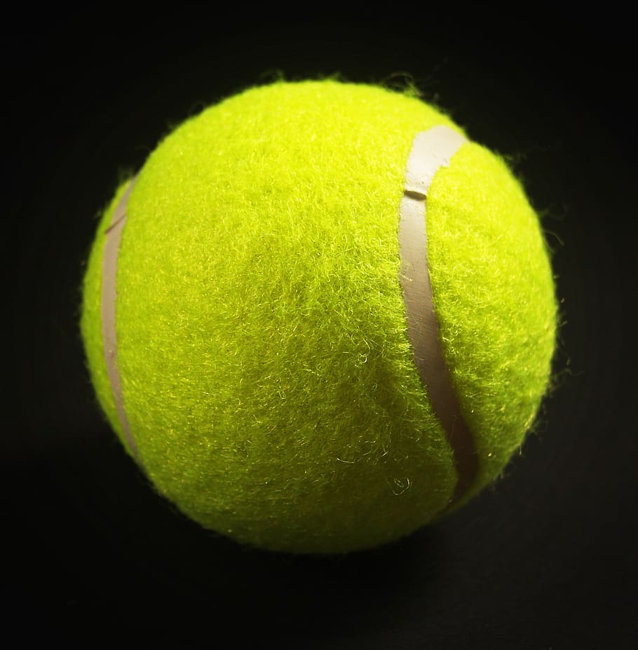 Types of Tennis Balls, yellow, two objects, racket, sports equipment Free HD Wallpaper
