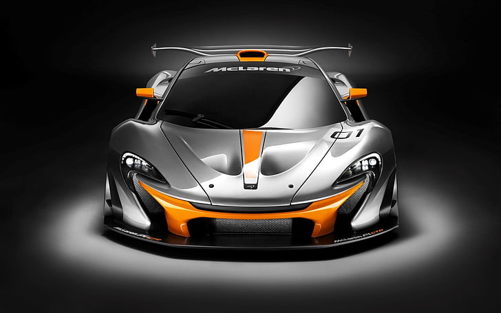 Woking England, motor vehicle, still life, black background, mclaren p1 Free HD Wallpaper