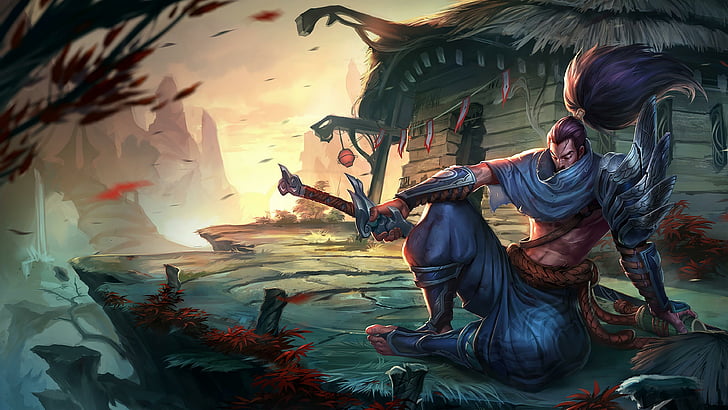 Yasuo HD, samurai,, legends,, wind,, of Free HD Wallpaper