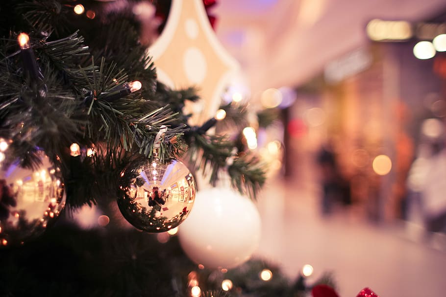 18 Inch Christmas Tree, holidays, lighting equipment, hanging, illuminated Free HD Wallpaper