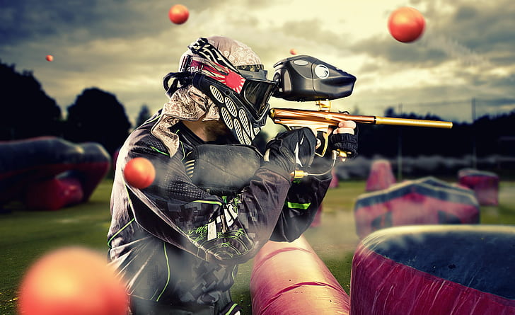 Angel Paintball, paintball Free HD Wallpaper