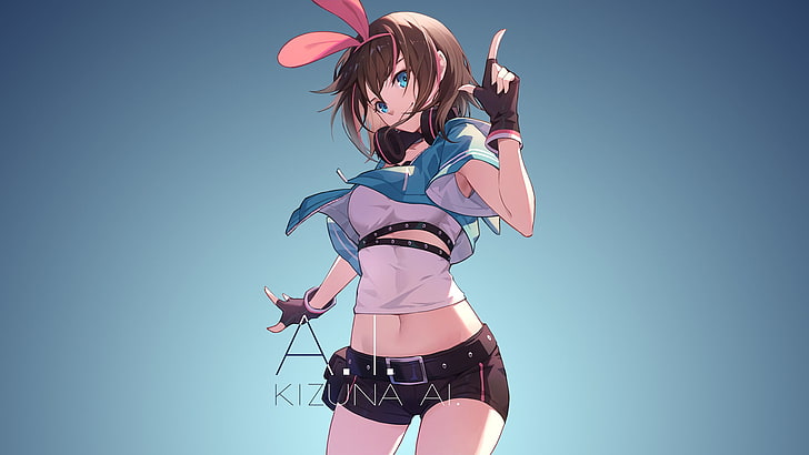 Anime Demon Slayer, ai channel, kizuna ai, anime