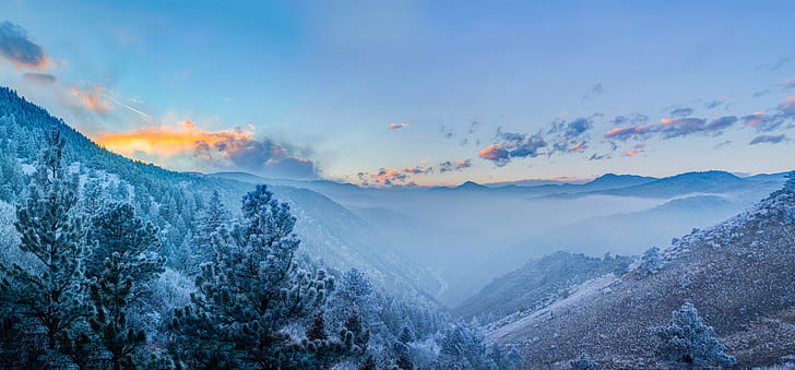 Aspen Colorado Winter, forest, canon  eos  5d  mark  iii, scenics, sunset Free HD Wallpaper