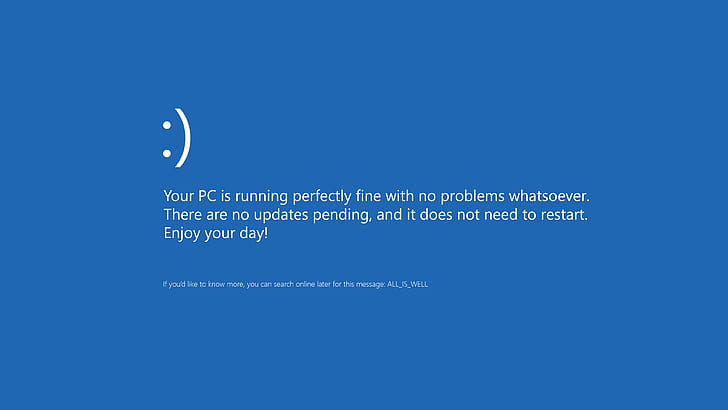 Blue Screen Windows 10 Home, blue, blue screen of death, windows 10, microsoft Free HD Wallpaper