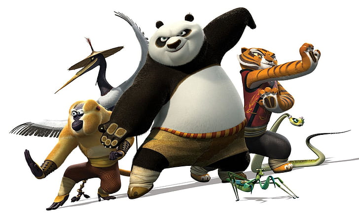 characters, kung, Fu, panda Free HD Wallpaper
