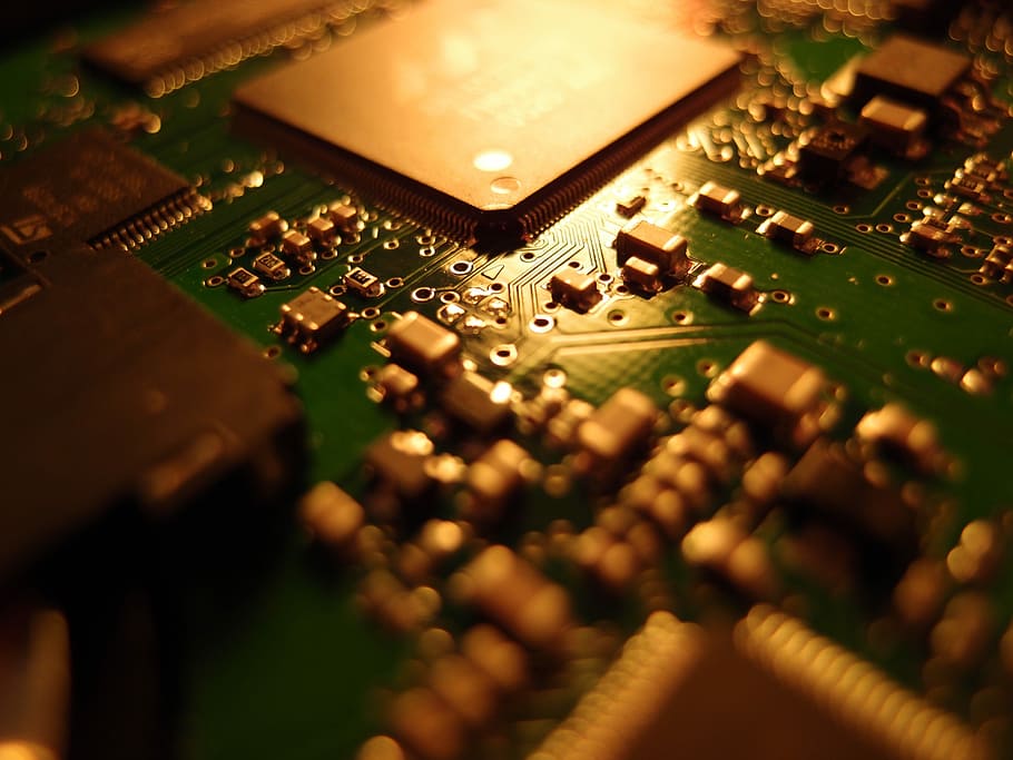 Circuit Board Animation, technology, datailaufnahme, electrical component, trace Free HD Wallpaper