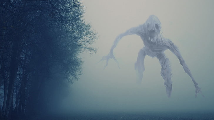 Creepy Mist, mist, creepy, creature, eerie Free HD Wallpaper