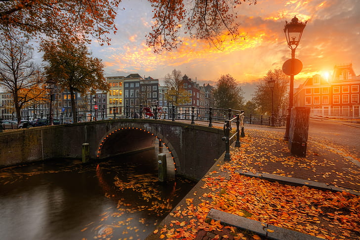 Fall Town, eduard gordeev, ed gordeev, netherlands, amsterdam Free HD Wallpaper