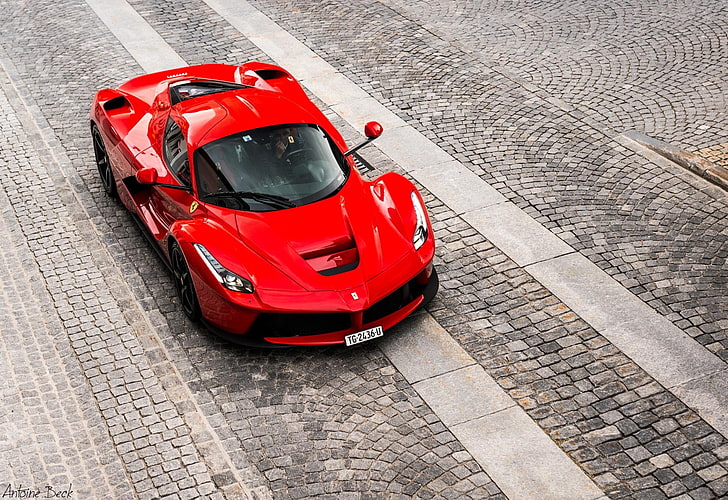 Ferrari LaFerrari Top Speed, outdoors, footpath, closeup, no people Free HD Wallpaper