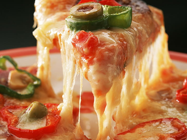food, pizza, olives Free HD Wallpaper