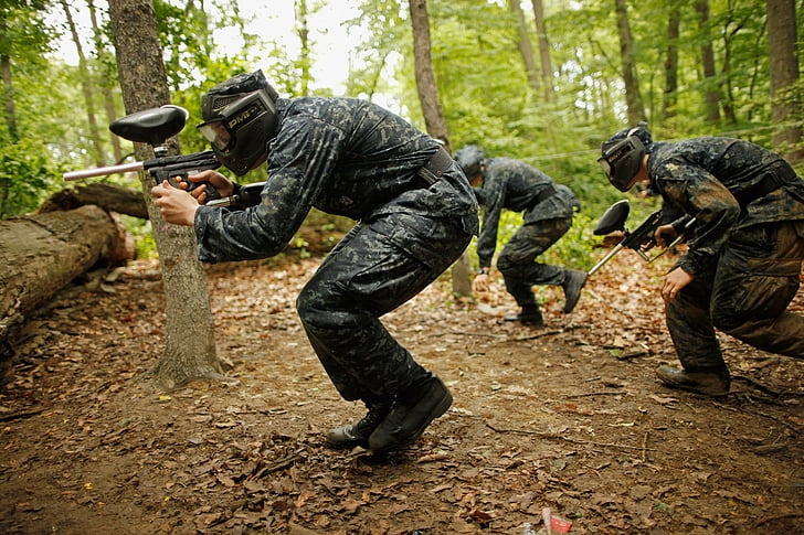 Good Paintball Guns, paint, extreme, action, strategy Free HD Wallpaper