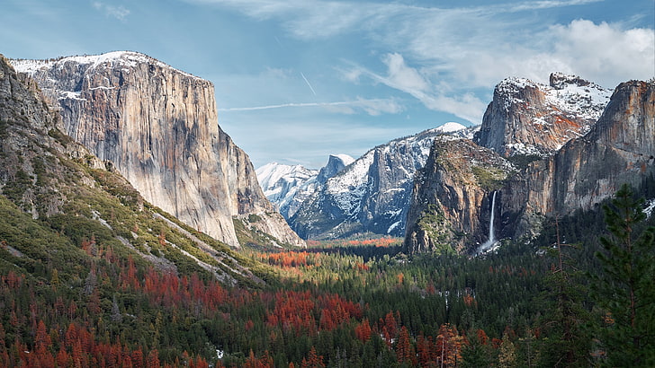 Granite Lakes Yosemite National Park, massif, yosemite valley tunnel view, formation, mount