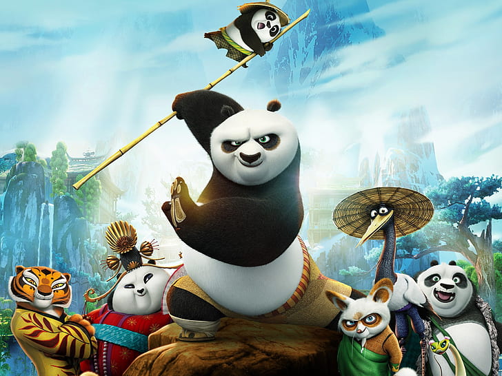 Ice Age Movies, panda, kungfu, kung, 3, Free HD Wallpaper