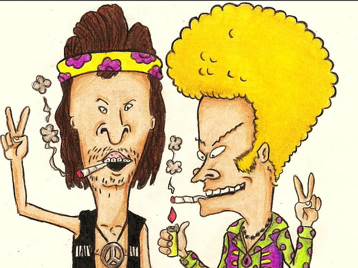 joint, beavis, smoke, humor Free HD Wallpaper