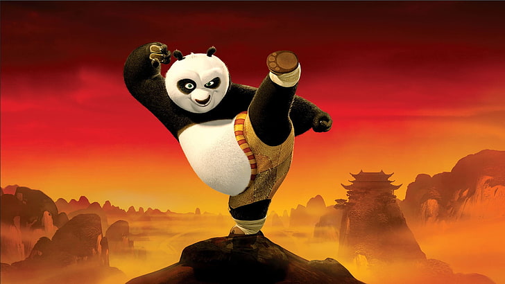 Kung Fu Panda 2 Games, digital composite, kung, animal wildlife, panda Free HD Wallpaper
