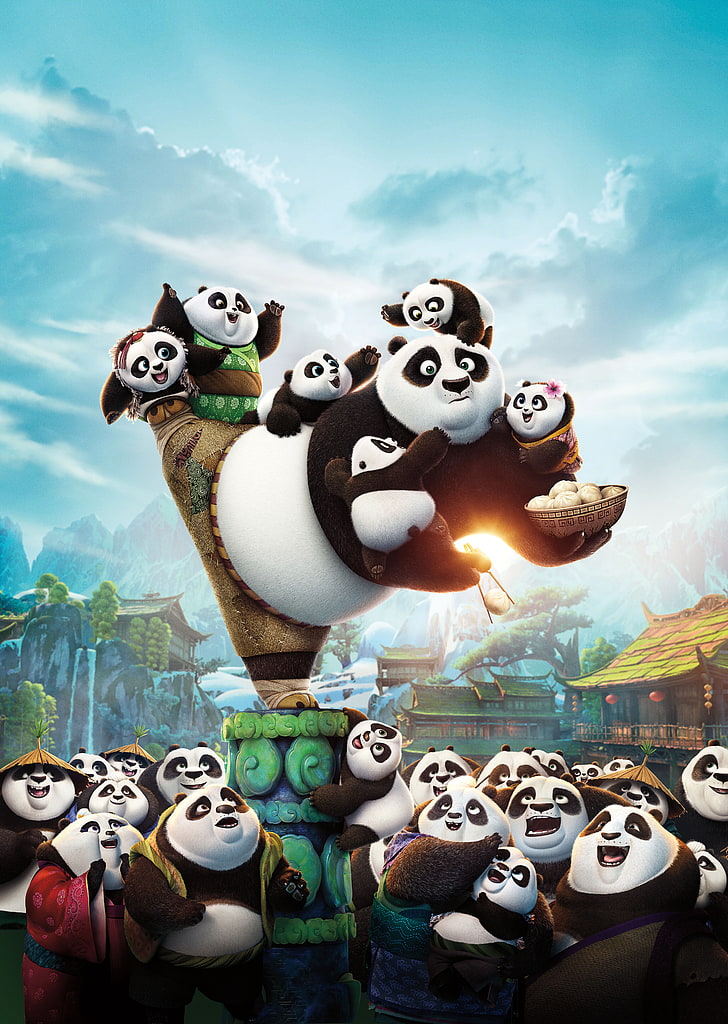 Kung Fu Panda 2 Scenes, animation, pandas, kung fu panda 3 Free HD Wallpaper