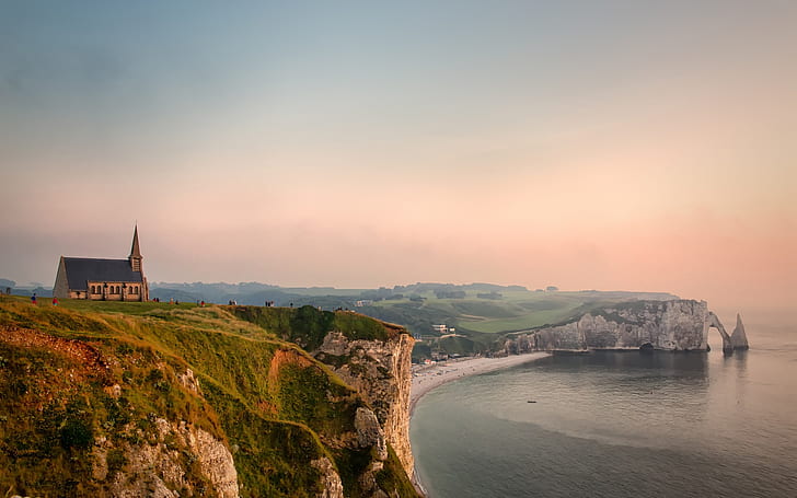 Les Jardins d'Etretat, etretat, english, channel, france Free HD Wallpaper