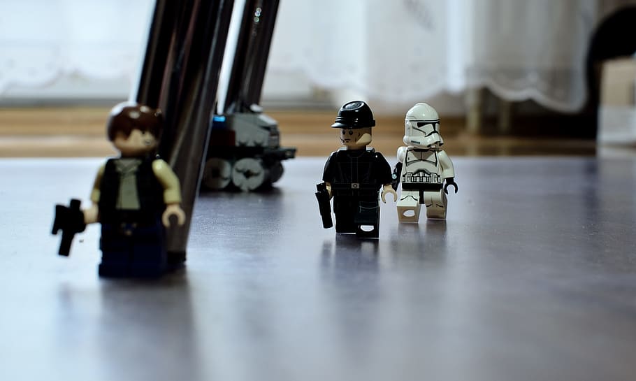 Mini LEGO Star Wars, flooring, fans, small, closeup Free HD Wallpaper