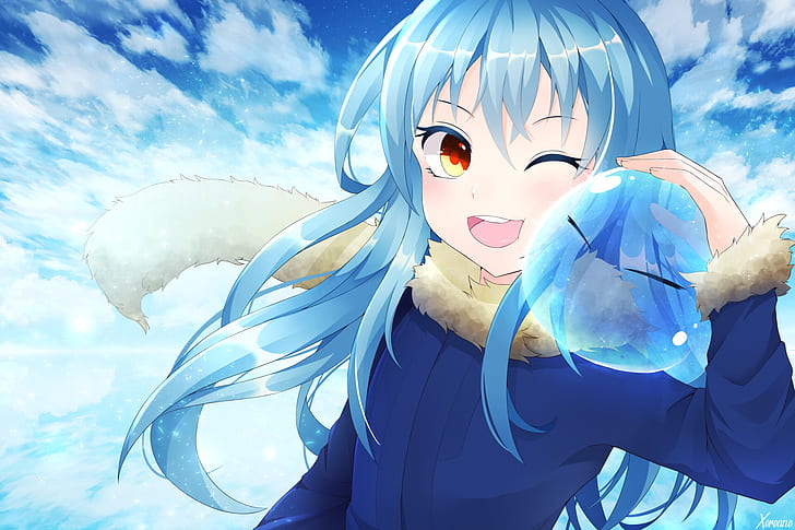 Rimuru Tempest Characters, rimuru tempest, that time i got reincarnated as a slime, anime Free HD Wallpaper