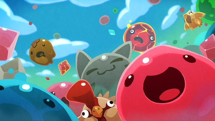 Slime Rancher Switch, creativity, leisure activity, art and craft, closeup Free HD Wallpaper