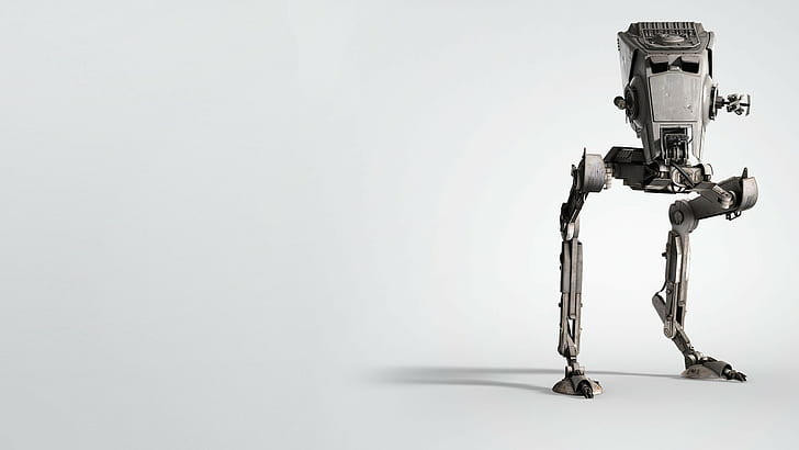 Star Wars Saga, atst walker, star wars, white background Free HD Wallpaper