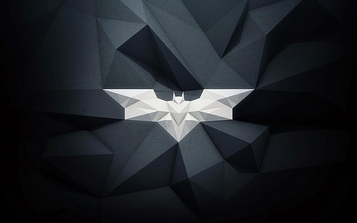 Bat-Signal, science, geometric shape, simplicity, abstract Free HD Wallpaper