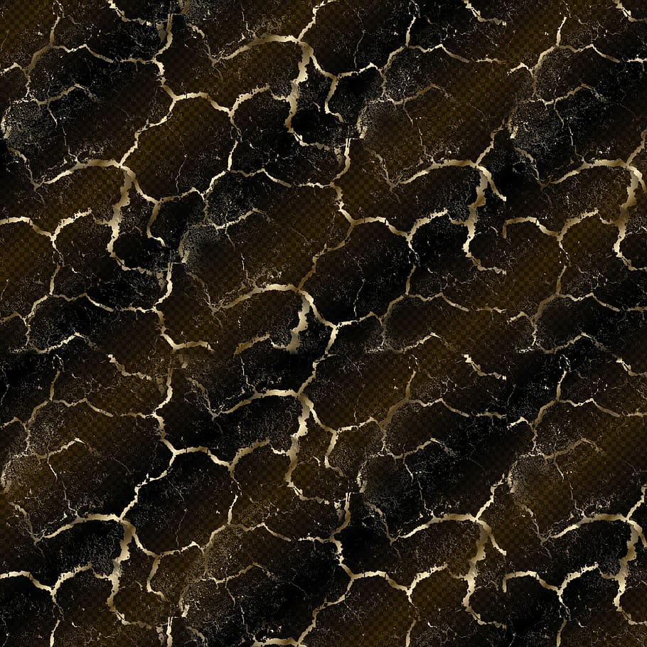 Black and Gold Wall Texture, abstract, macro, pattern, no people Free HD Wallpaper