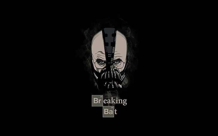 Breaking Bad Cast, sign, heisenberg, copy space, bat Free HD Wallpaper